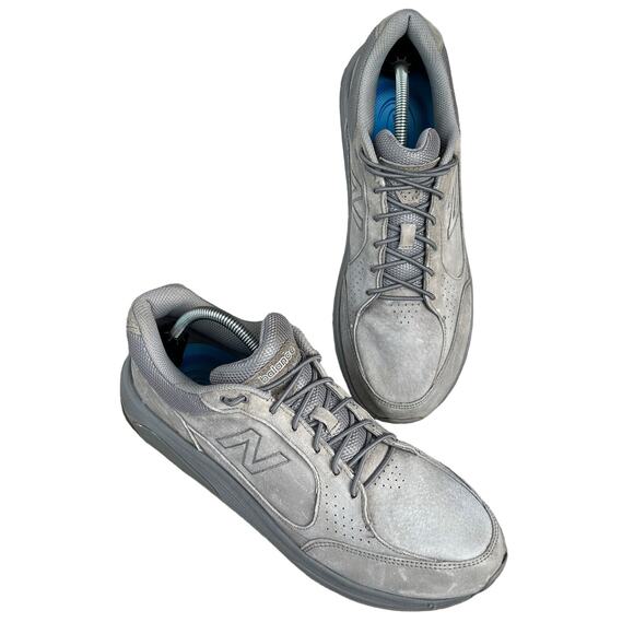New Balance 928v3 Men’s 10 Walking Shoes Graphite Gray Suede Leather Sneakers - Picture 1 of 7